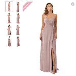 Azazie Davis Dress in Vintage Mauve (NWT)